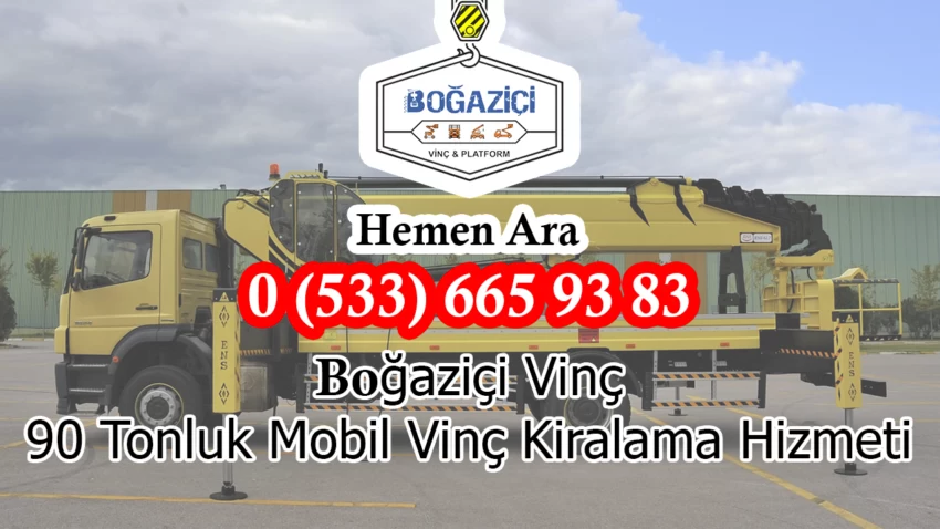 90 Tonluk Mobil Vinç
