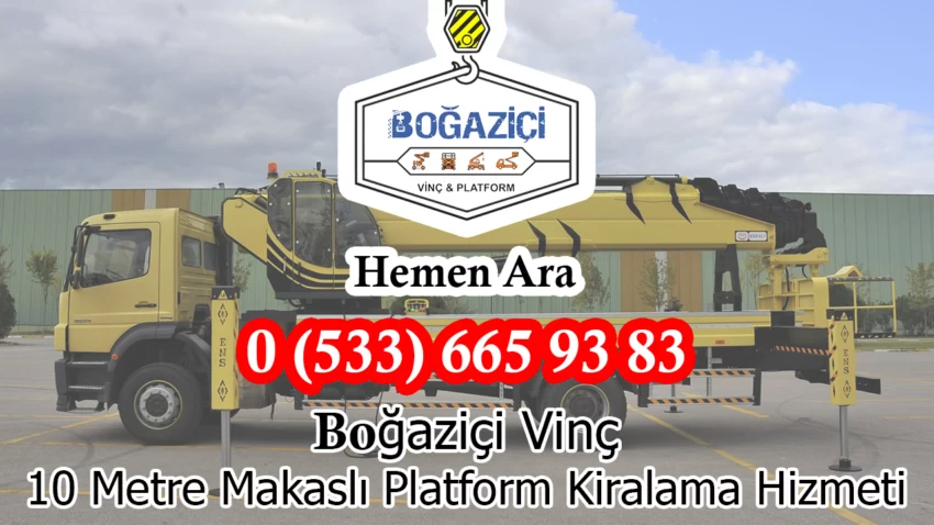 10 Metre Makaslı Platformlar