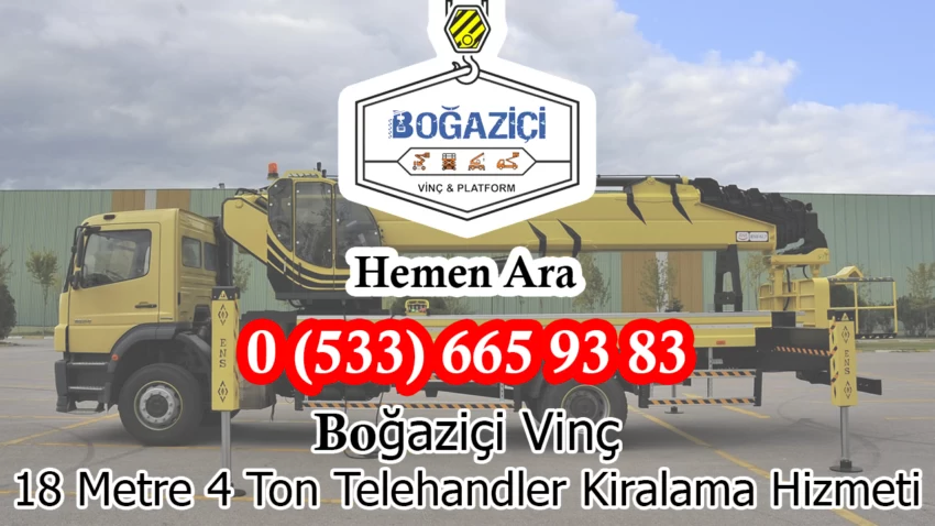 18 Metre 4 Ton Vinç