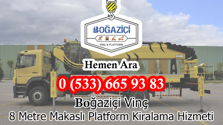 8 Metre Makaslı Platformlar